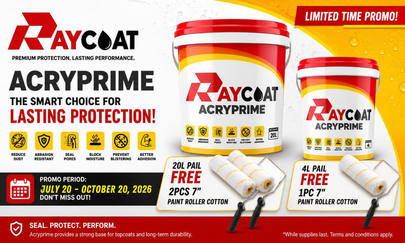 Special Promo Alert: Get FREE Omega Roller Sets with Selected Rayco and Raycoat Purchases at TGC One Hub