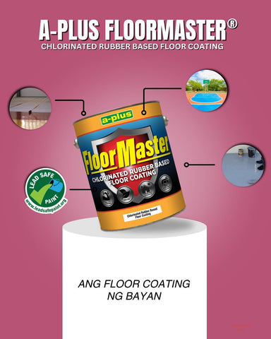 A-PLUS FLOORMASTER CHLORINATED RUBBER BASED FLOOR COATING 4L
