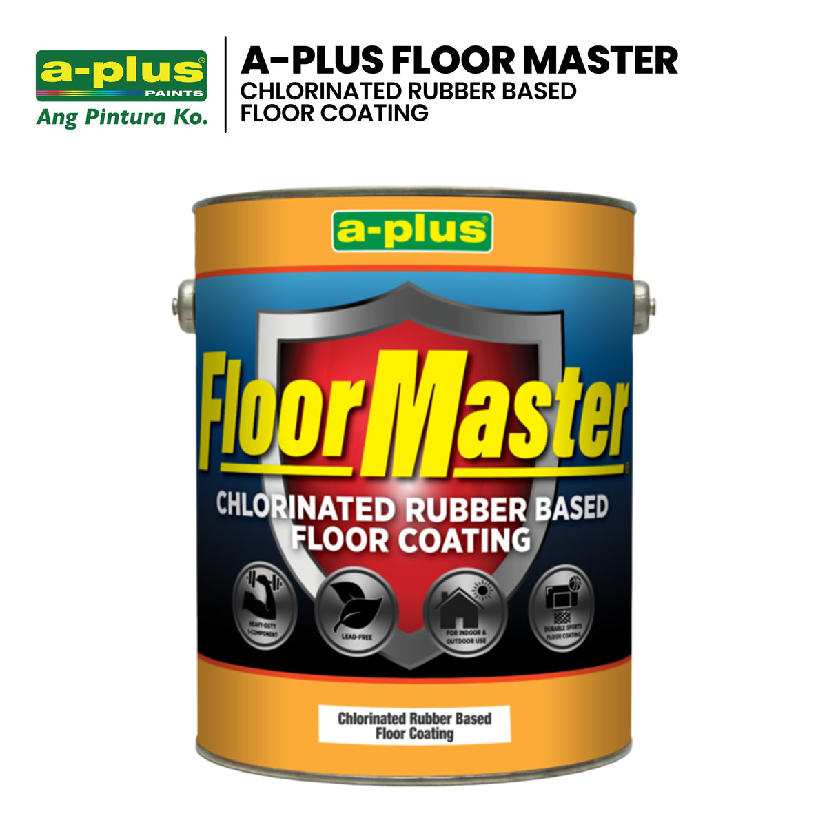 A-PLUS FLOORMASTER CHLORINATED RUBBER BASED FLOOR COATING 4L