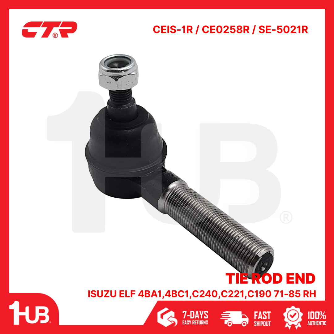 CTR TIE ROD END ISUZU ELF 4BA1,4BC1,C240,C221,C190 71-85 RH 43150-612 CEIS-1R / CE0258R / SE-5021R ( 1 PC )