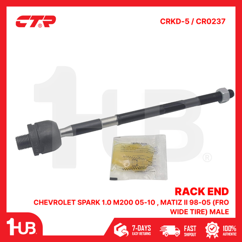 CTR RACK END CHEVROLET SPARK 1.0 M200 05-10 , MATIZ II 98-05 (FRO WIDE TIRE) MALE 521257 CRKD-5 / CR0237 ( 1 PC )