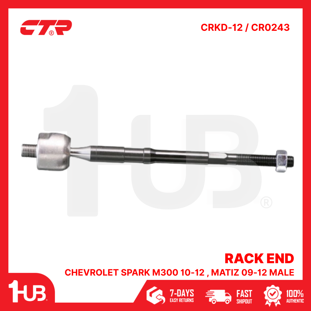 CTR RACK END CHEVROLET SPARK M300 10-12 , MATIZ 09-12 MALE 95967277 CRKD-12 / CR0243 ( 1 PC )