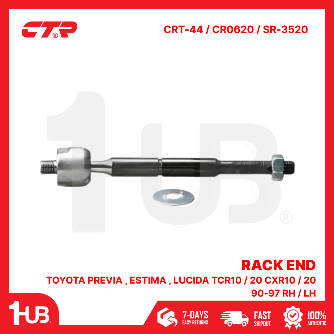 CTR RACK END TOYOTA PREVIA , ESTIMA , LUCIDA TCR10 / 20 CXR10 / 20 90-97 RH / LH 45503-29295 CRT-44 / CR0620 / SR-3520 ( 1 PC )