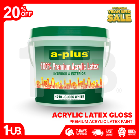 A-Plus® 100% Premium Acrylic Latex Gloss Paint