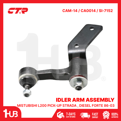 CTR IDLER ARM ASSEMBLY MITSUBISHI L200 PICK-UP STRADA , DIESEL FORTE 86-03 MB527228 CAM-14 / CA0014 / SI-7152 ( 1 PC )