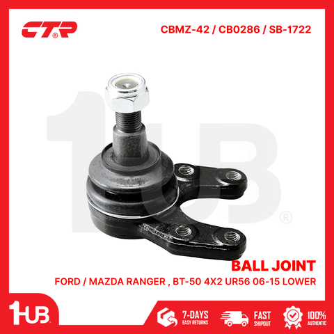 CTR BALL JOINT FORD / MAZDA RANGER , BT-50 4X2 UR56 06-15 LOWER UR58-34-550 CBMZ-42 / CB0286 / SB-1722 ( 1 PC )
