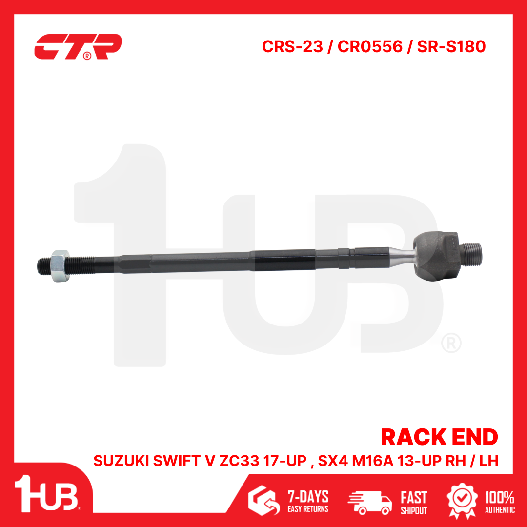 CTR RACK END SUZUKI SWIFT V ZC33 17-UP , SX4 M16A 13-UP RH / LH 48830-61M00 CRS-23 / CR0556 / SR-S180 ( 1 PC )