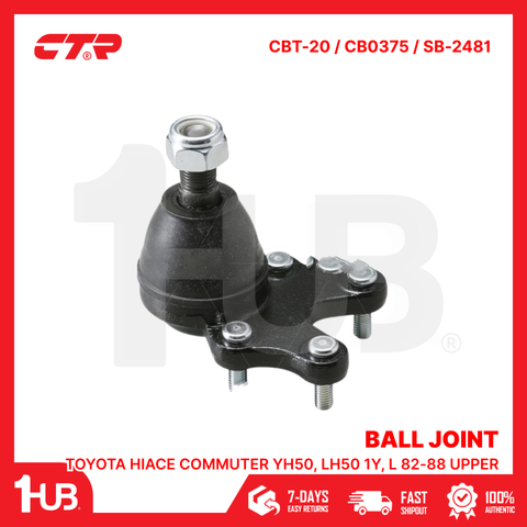 CTR BALL JOINT TOYOTA HIACE COMMUTER YH50, LH50 1Y, L 82-88 UPPER 43350-29045 CBT-20 / CB0375 / SB-2481 ( 1 PC )