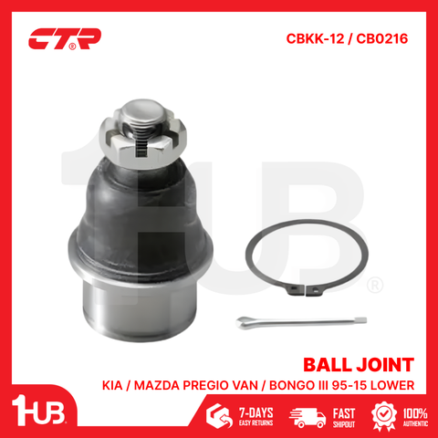 CTR BALL JOINT KIA / MAZDA PREGIO VAN / BONGO III 95-15 LOWER OK72A-34-300 CBKK-12 / CB0216 ( 1 PC )