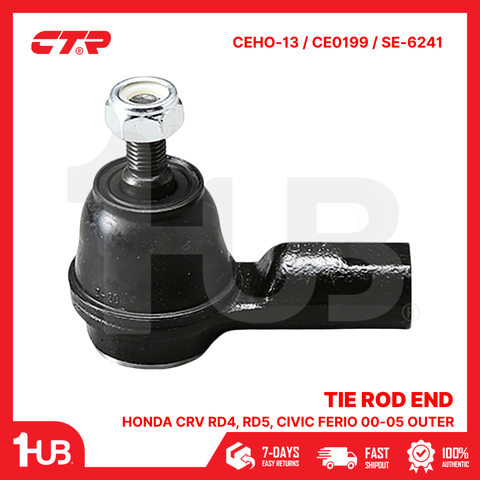 CTR TIE ROD END HONDA CRV RD4, RD5, CIVIC FERIO 00-05 OUTER 541-S5A-003 CEHO-13 / CE0199 / SE-6241 ( 1 PC )