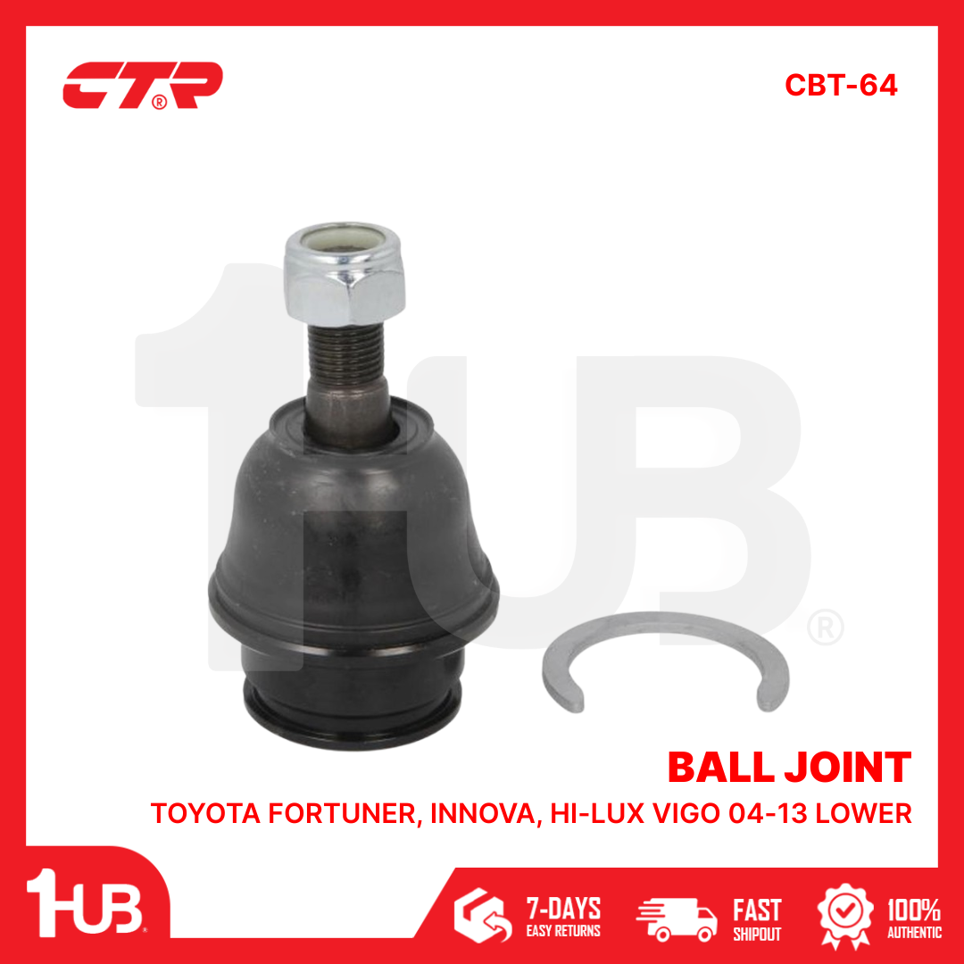 CTR BALL JOINT TOYOTA Fortuner, Innova, Hi-Lux Vigo 04-13 LOWER 43330-09295 / SB-3882 CBT-64 ( 1 PC )