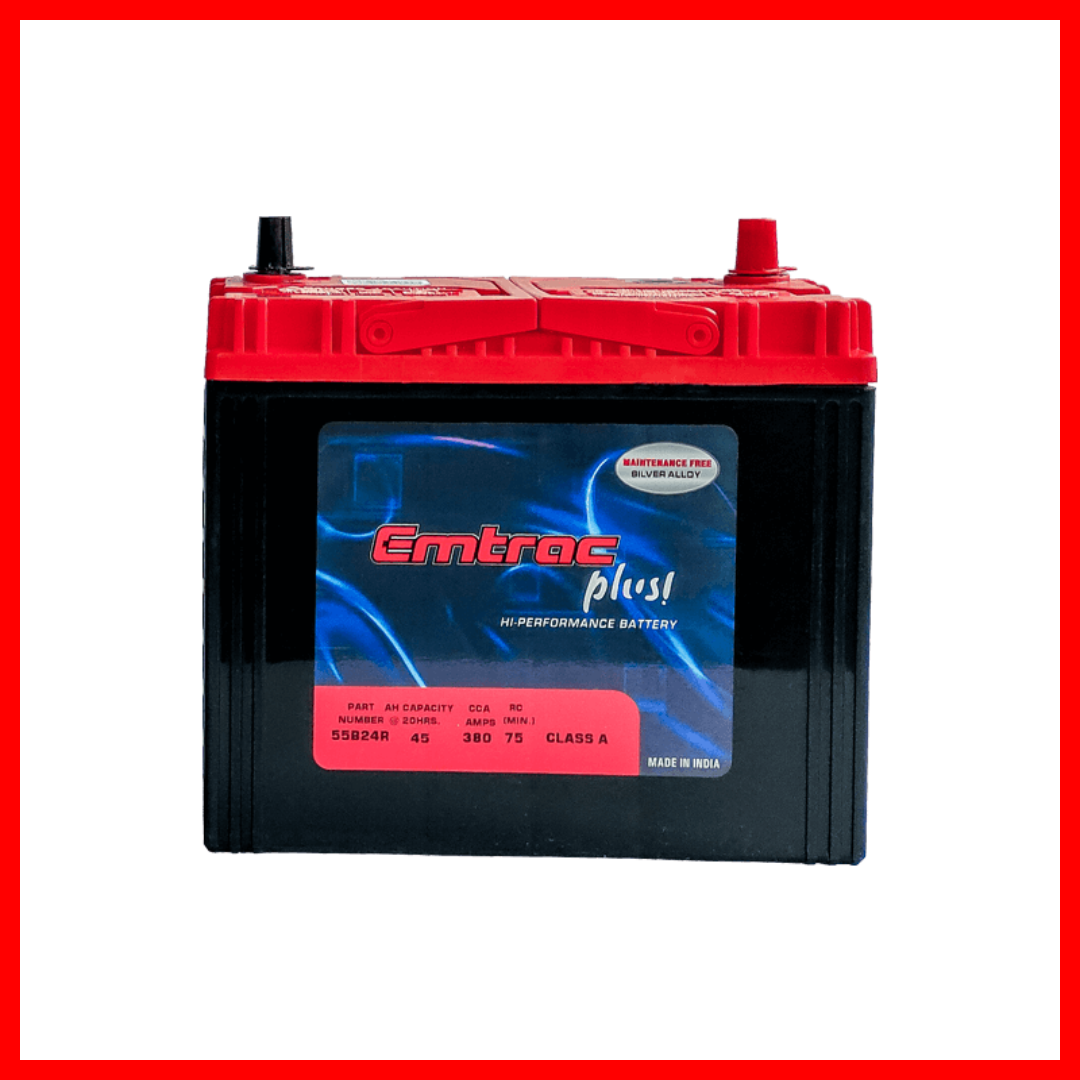 EMTRAC BATTERY TITANIUM REVERSE NS60 / 55B24R( 1 PC )