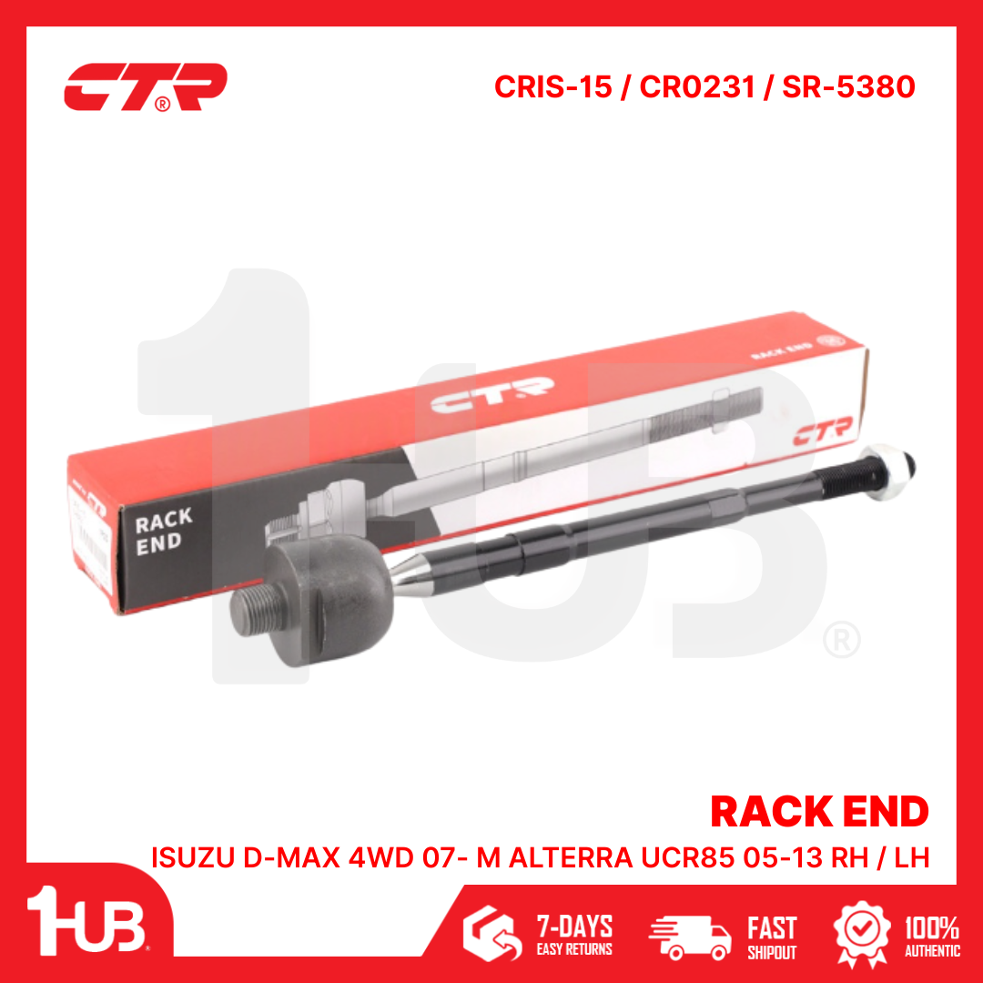 CTR RACK END ISUZU D-MAX 4WD 07- M ALTERRA UCR85 05-13 RH / LH 98056-550 CRIS-15 / CR0231 / SR-5380 ( 1 PC )