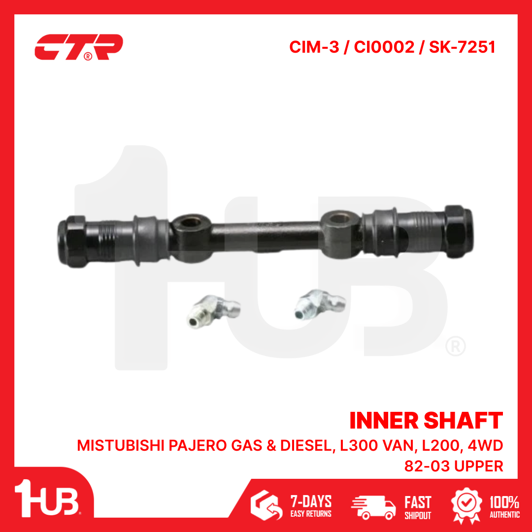 CTR INNER SHAFT MITSUBISHI PAJERO GAS & DIESEL, L300 VAN, L200, 4WD 82-03 UPPER MB109539-01 CIM-3 / CI0002 / SK-7251 ( 1 PC )