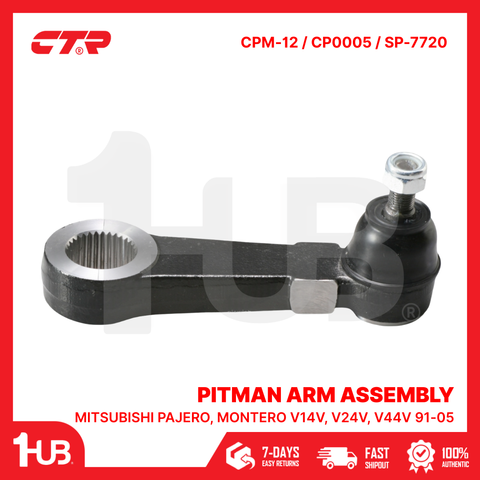 CTR PITMAN ARM ASSEMBLY MITSUBISHI PAJERO, MONTERO V14V, V24V, V44V 91-05 MB831040 CPM-12 / CP0005 / SP-7720 ( 1 PC )