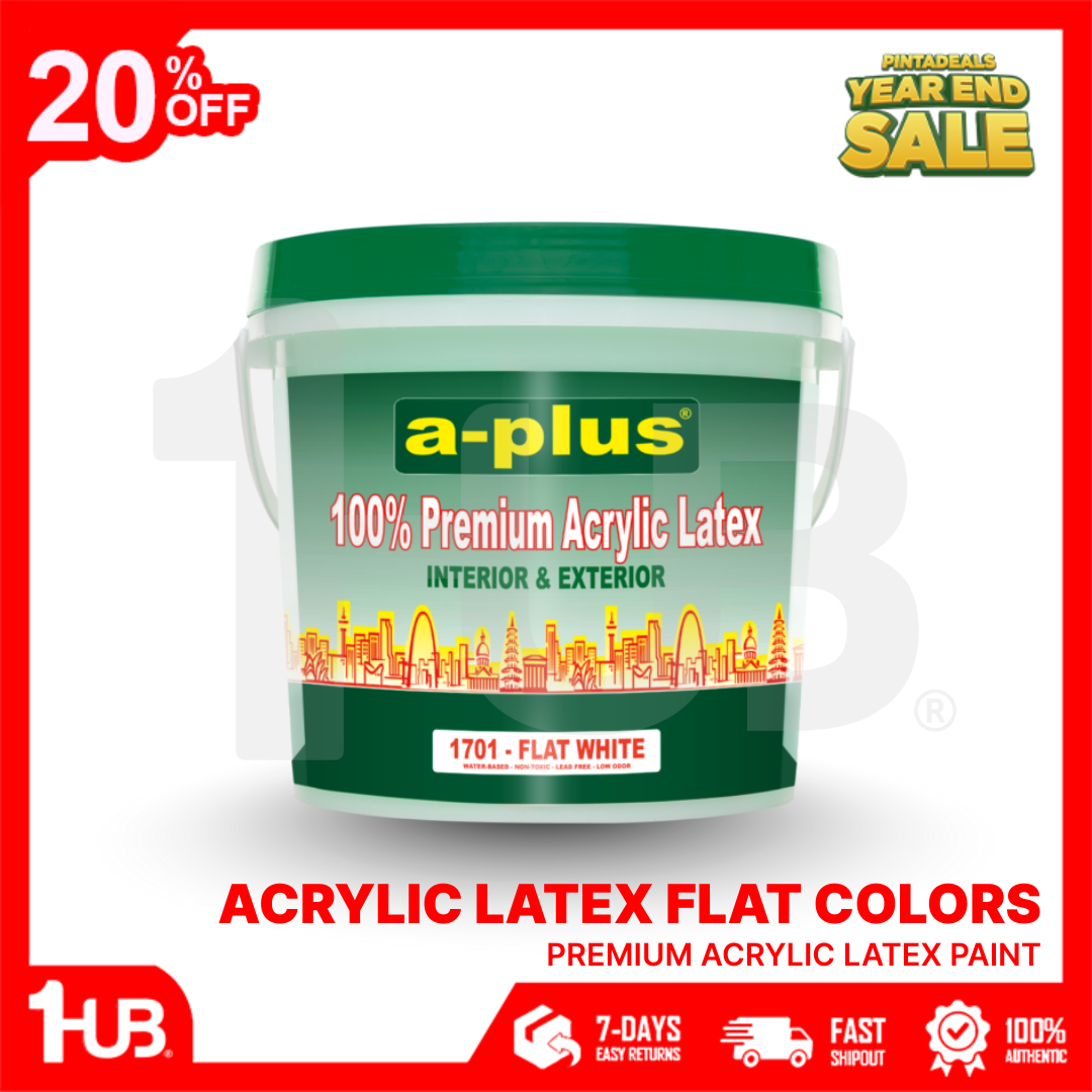 A-Plus® 100% Premium Acrylic Latex Flat Paint