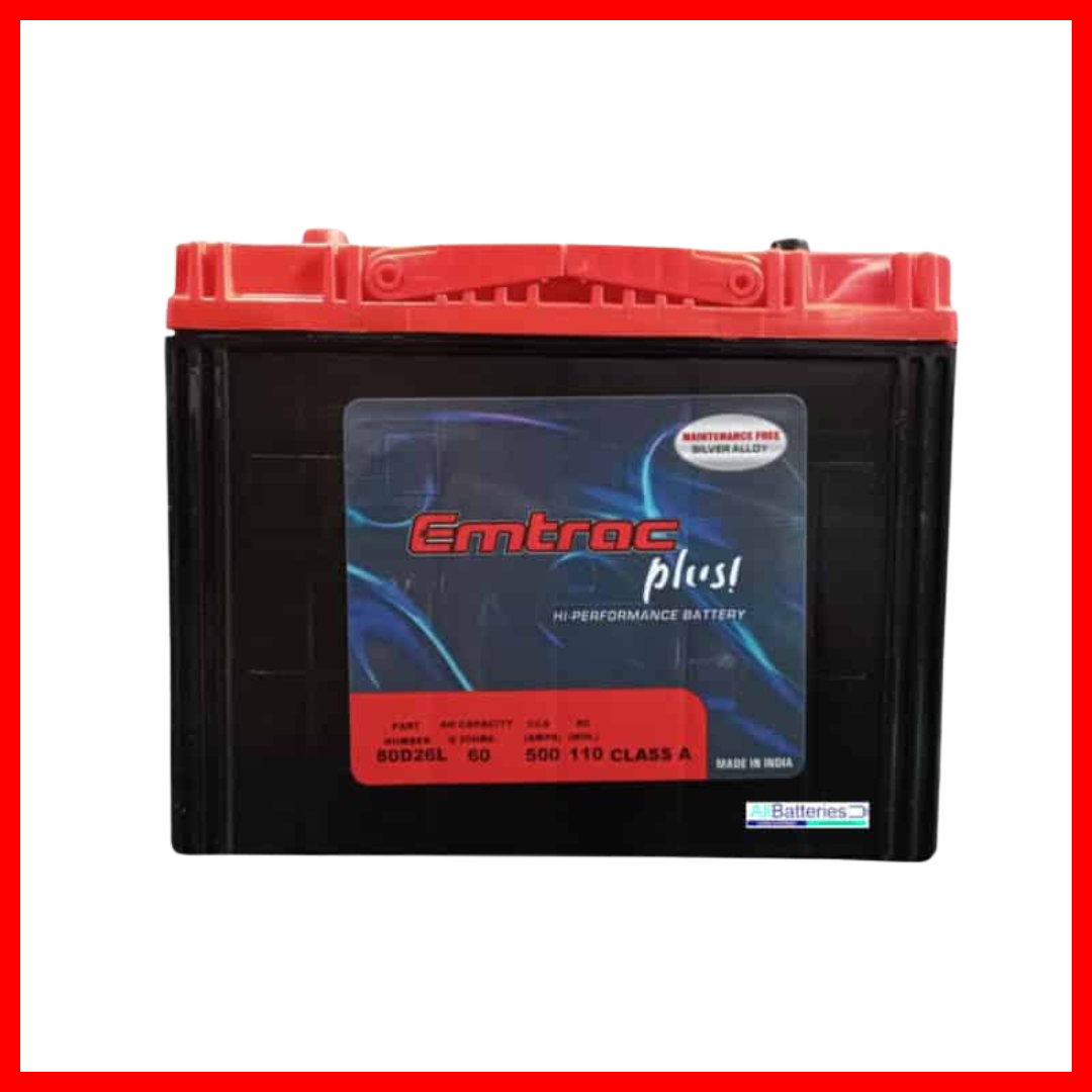 EMTRAC CAR BATTERY N50 / 2SM TITANIUM 80D26R( 1 PC )