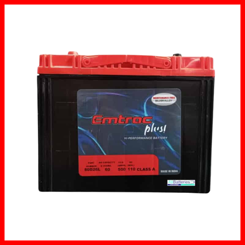 EMTRAC CAR BATTERY N50 / 2SM TITANIUM 80D26R( 1 PC )