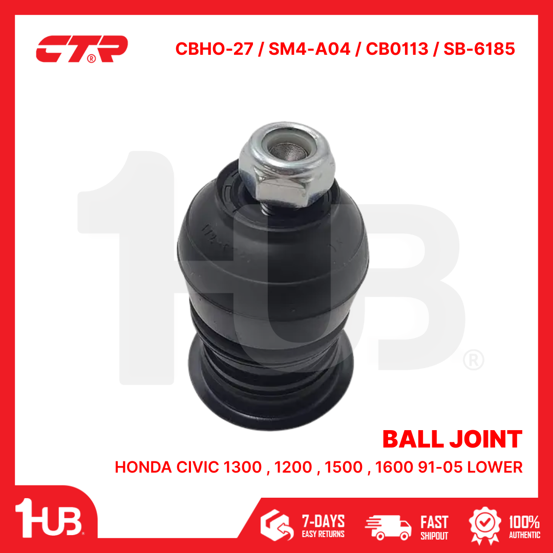 CTR BALL JOINT HONDA ACCORD 1800 , 2000 , 2200 , 2300 CB1/3/4/5/7/8 89-98 UPPER CBHO-27 / SM4-A04 / CB0113 / SB-6185 ( 1 PC )