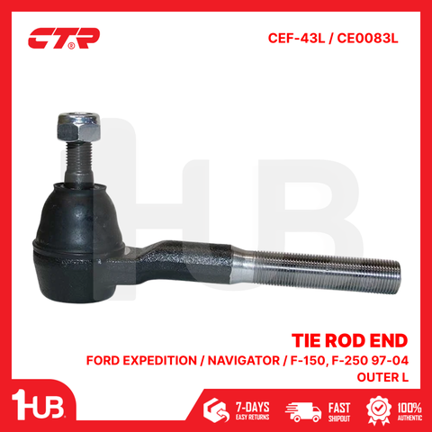 CTR TIE ROD END FORD EXPEDITION / NAVIGATOR / F-150, F-250 97-04 OUTER L 2L3Z-3A130-AA CEF-43L / CE0083L ( 1 PC )