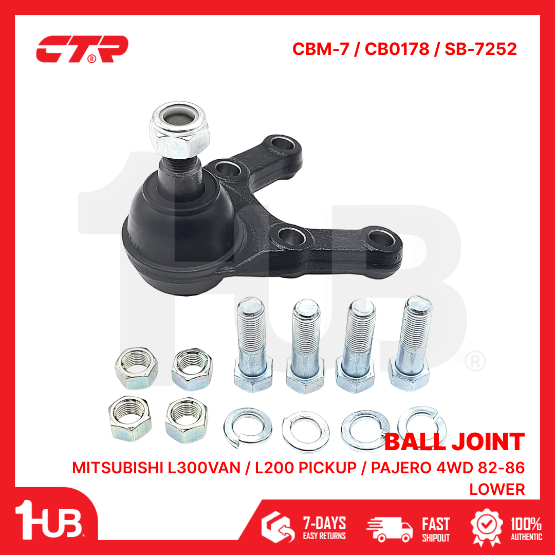 CTR BALL JOINT MITSUBISHI L300VAN / L200 PICKUP / PAJERO 4WD 82-86 LOWER MB176308 CBM-7 / CB0178 / SB-7252 ( 1 PC )
