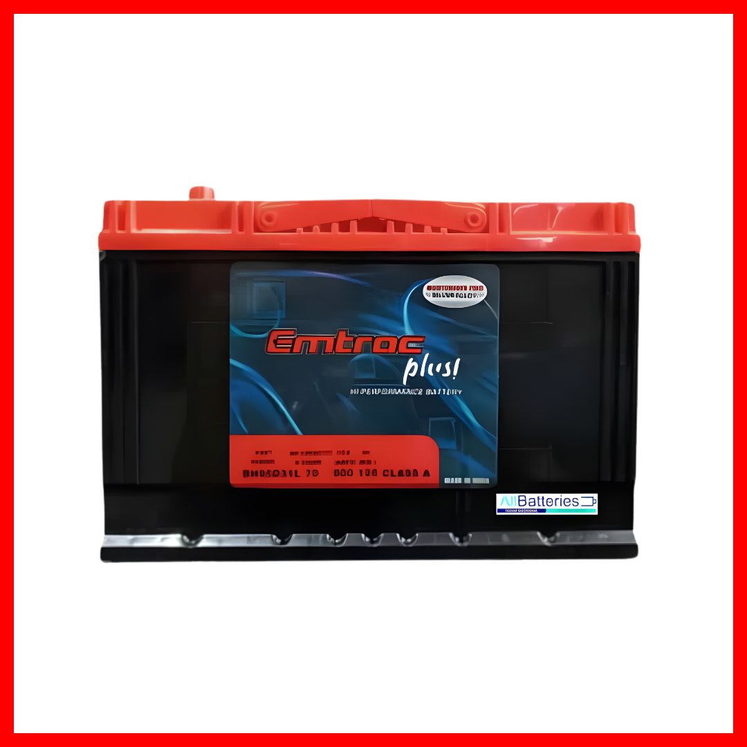 EMTRAC CAR BATTERY CHROME N70R/3SM REVERSE BH95D31R( 1 PC )