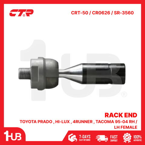 CTR RACK END TOYOTA PRADO , HI-LUX , 4RUNNER , TACOMA 95-04 RH / LH FEMALE 45503-39075 CRT-50 / CR0626 / SR-3560 ( 1 PC )