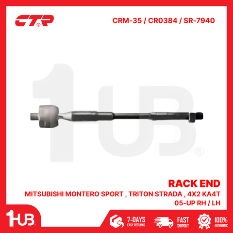 CTR RACK END MITSUBISHI MONTERO SPORT , TRITON STRADA , 4X2 KA4T 05-UP RH / LH 4410A172T CRM-35 / CR0384 / SR-7940 ( 1 PC )
