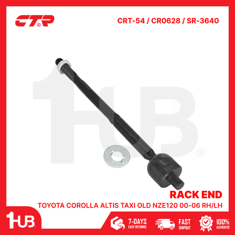 CTR RACK END TOYOTA COROLLA ALTIS TAXI OLD NZE120 00-06 RH/LH 45503-12130 CRT-54 / CR0628 / SR-3640 ( 1 PC )