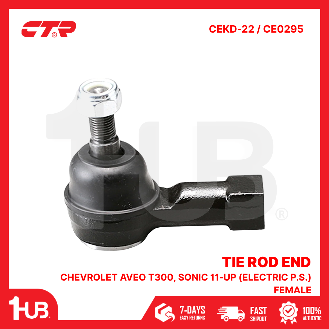 CTR TIE ROD END CHEVROLET Aveo T300, Sonic 11-UP (Electric P.S.) FEMALE 95952930 CEKD-22 / CE0295 ( 1 PC )