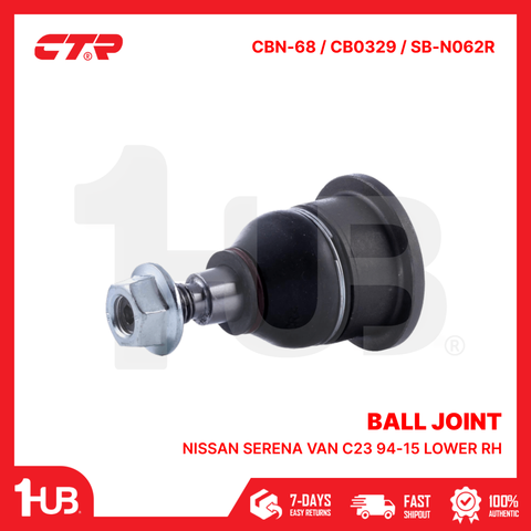 CTR BALL JOINT NISSAN SERENA VAN C23 94-15 LOWER RH 40160-5C000 CBN-68 / CB0329 / SB-N062R ( 1 PC )