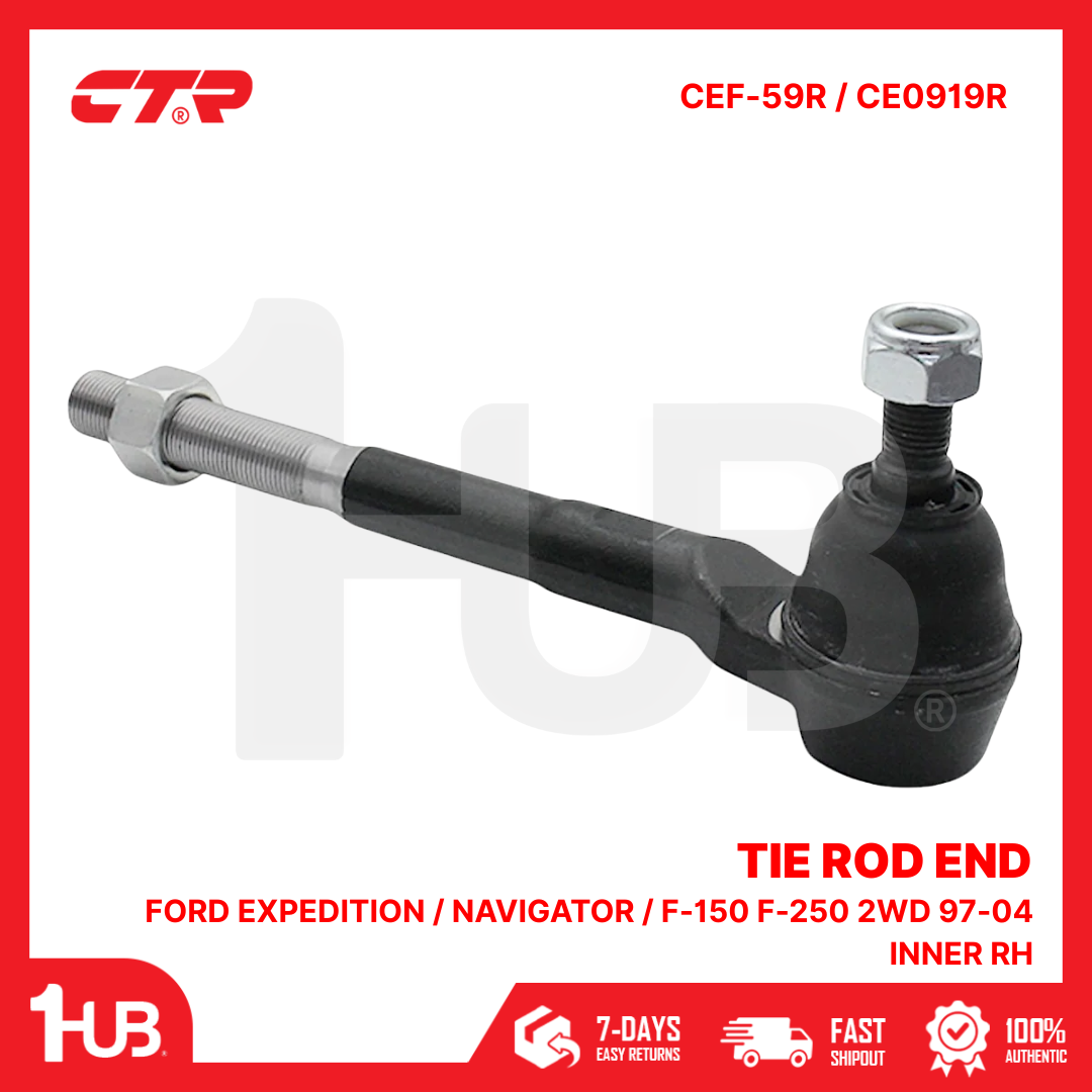 CTR TIE ROD END FORD EXPEDITION / NAVIGATOR / F-150 F-250 2WD 97-04 INNER RH 2L3Z-3A130-CA CEF-59R / CE0919R ( 1 PC )