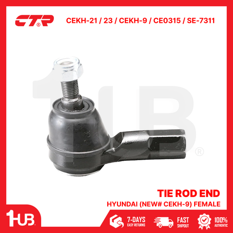 CTR TIE ROD END HYUNDAI (New# CEKH-9) FEMALE  CEKH-21 / 23 / CEKH-9 / CE0315 / SE-7311 ( 1 PC )