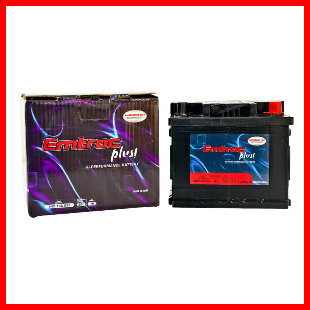 EMTRAC CAR BATTERY 545106036 PLATINUM DIN45( 1 PC )
