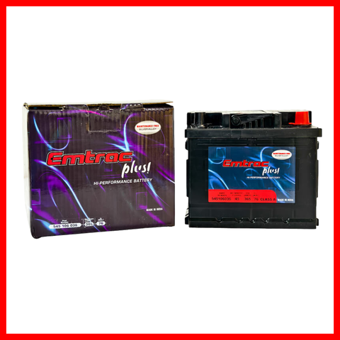 EMTRAC CAR BATTERY 545106036 PLATINUM DIN45( 1 PC )