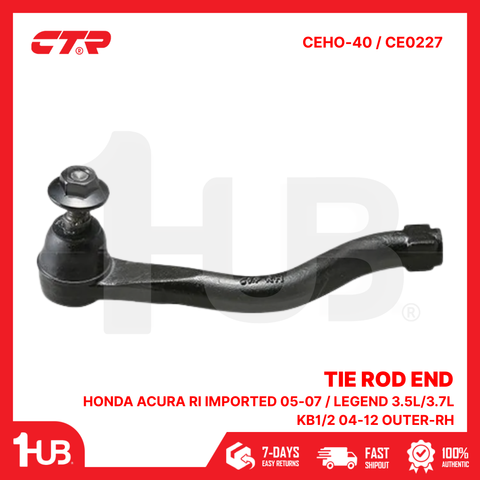 CTR TIE ROD END HONDA ACURA RI IMPORTED 05-07 / LEGEND 3.5L/3.7L KB1/2 04-12 OUTER-RH 540-SJA-014 CEHO-40 / CE0227 ( 1 PC )