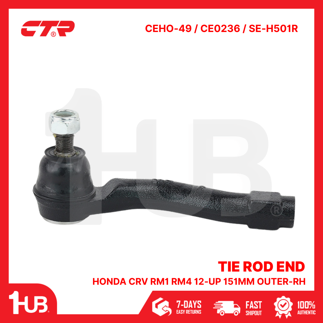 CTR TIE ROD END HONDA CRV RM1 RM4 12-UP 151MM OUTER-RH 53540-T0A-A0 CEHO-49 / CE0236 / SE-H501R ( 1 PC )