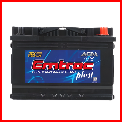 EMTRAC BATTERY PALLADIUM AGM DIN 80 H7-LN4/ DIN80( 1 PC )