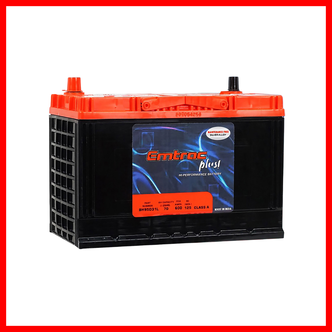 EMTRAC CAR BATTERY CHROME REVERSE NS40( 1 PC )