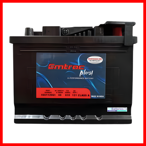 EMTRAC BATTERY 5661-12061 PLUS PLATINUM DIN66( 1 PC )