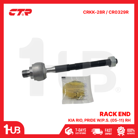 CTR RACK END KIA Rio, Pride W/P.S. (05-11) RH 57724-1G100 CRKK-28R / CR0329R ( 1 PC )