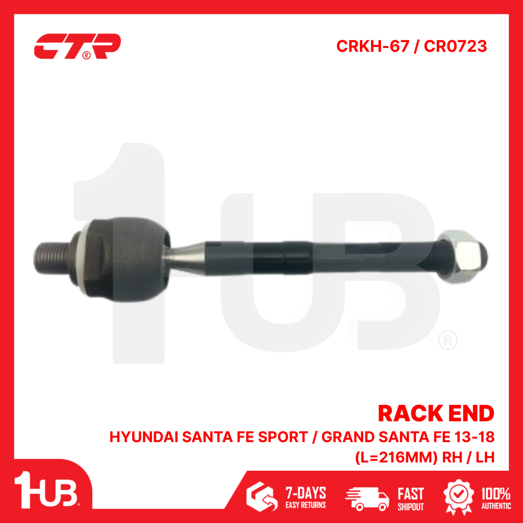 CTR RACK END HYUNDAI SANTA FE SPORT / GRAND SANTA FE 13-18 (L=216MM) RH / LH 57724-4Z000 CRKH-67 / CR0723 ( 1 PC )