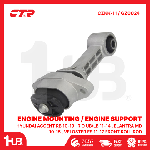 CTR ENGINE MOUNTING / ENGINE SUPPORT HYUNDAI ELANTRA 09-11 , FORTE / FORTE KOUP TD/XK 08-13 FRONT ROLL STOPPER 21910-1M050 CZKK-1 / GZ0014 ( 1 PC )