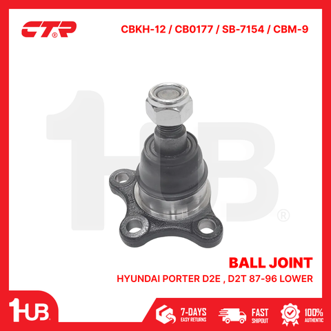 CTR BALL JOINT HYUNDAI PORTER D2E , D2T 87-96 LOWER 54524-44000 CBKH-12 / CB0177 / SB-7154 / CBM-9 ( 1 PC )