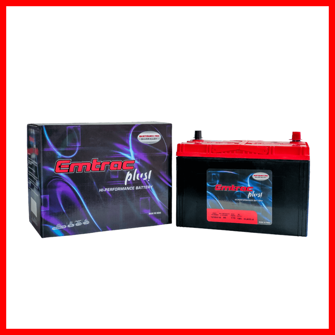 EMTRAC BATTERY N70ZR/3SMF PLATINUM BH125D31R ( 1 PC )
