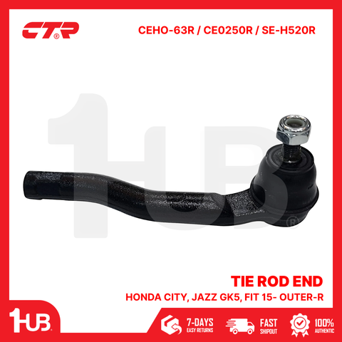 CTR TIE ROD END HONDA City, Jazz GK5, Fit 15- OUTER-R 53540-TST-003 CEHO-63R / CE0250R / SE-H520R ( 1 PC )