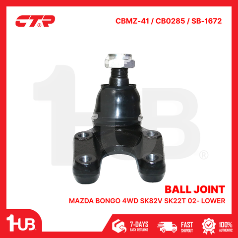 CTR BALL JOINT MAZDA BONGO 4WD SK82V SK22T 02- LOWER S47S-34-550A CBMZ-41 / CB0285 / SB-1672 ( 1 PC )