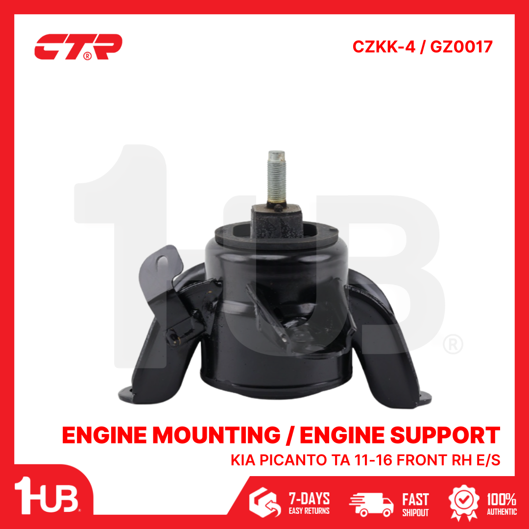CTR ENGINE MOUNTING / ENGINE SUPPORT KIA PICANTO TA 11-16 FRONT RH E/S 21810-1Y100 CZKK-4 / GZ0017 ( 1 PC )