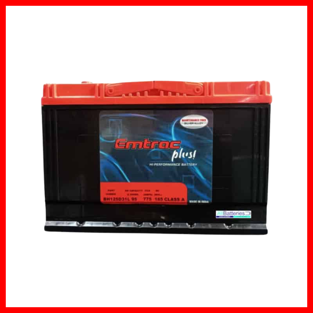 EMTRAC CAR BATTER PLATINUM 3SMF / N70L BH125D31L( 1 PC )