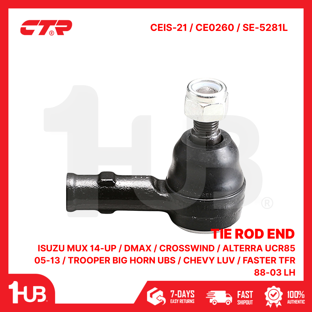 CTR TIE ROD END ISUZU ELF 4HF1, 4HG1, NHR, NKR 93-05 RH 97107-348 CEIS-22 / CE0261 / SE-5321R ( 1 PC )